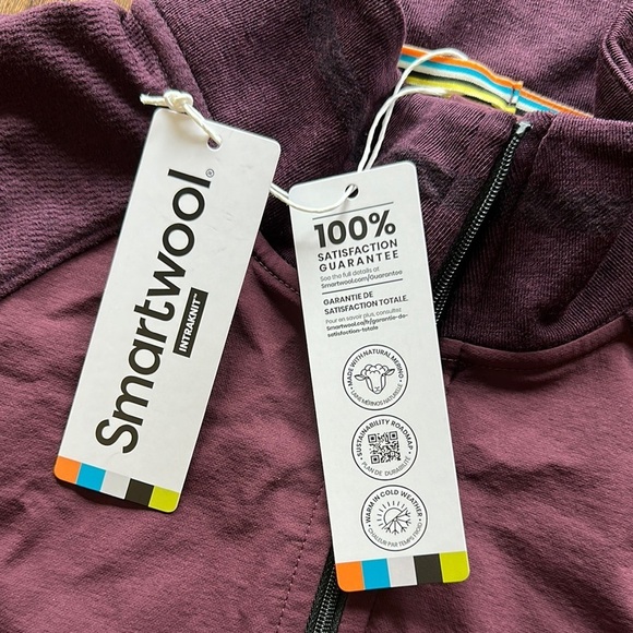 Smartwool Purple Full-Zip Jacket - Picture 3 of 6